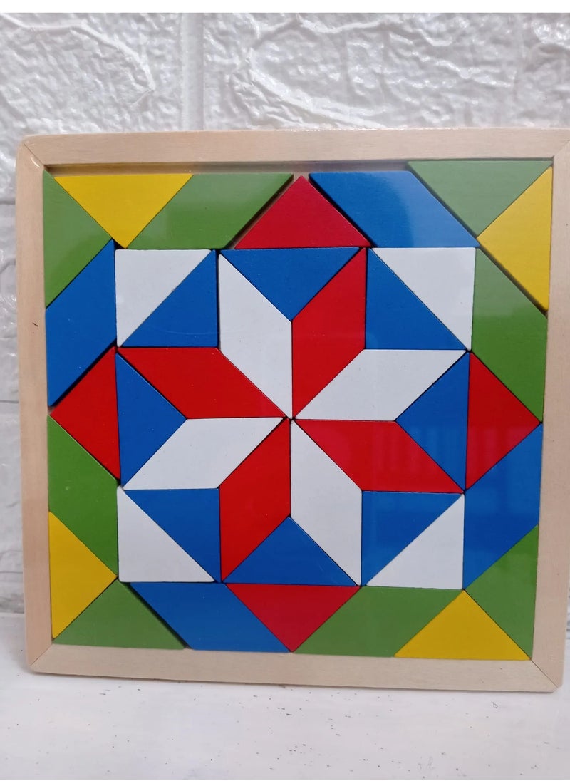 Mosaic square from Al Safwa - for creating shapes - an interactive and entertaining game for children