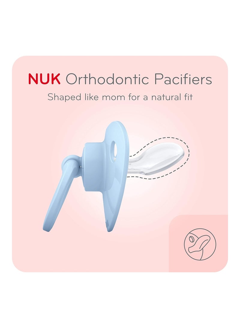 NUK Disney Mickey Mouse Orthodontic Pacifiers, 6-18 Months, 2-Pack - Image 2