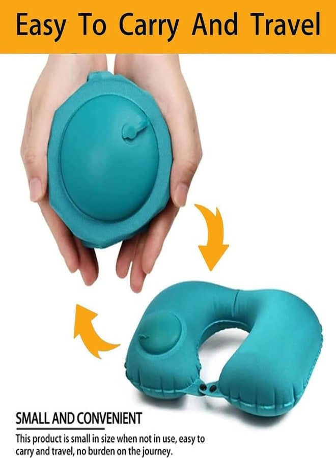 Pekos Travel Pillow | Pressing U-Shaped Neck Pillow | Lightweight Headrest Support Sleeping Pillow for Airplanes, Train, Car, Office, Outdoor (1Psc_Multicolor) - Image 4
