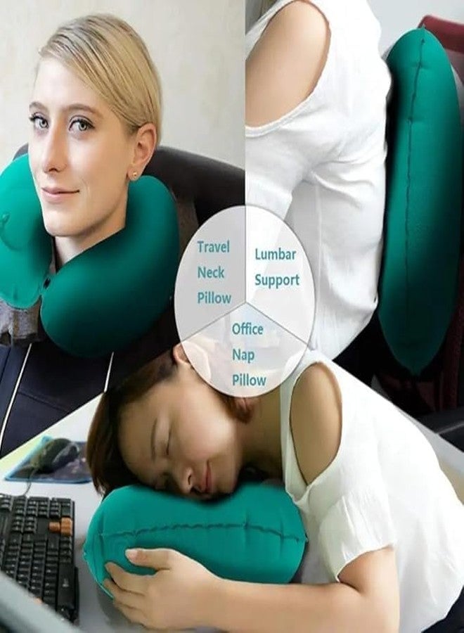 Pekos Travel Pillow | Pressing U-Shaped Neck Pillow | Lightweight Headrest Support Sleeping Pillow for Airplanes, Train, Car, Office, Outdoor (1Psc_Multicolor) - Image 3