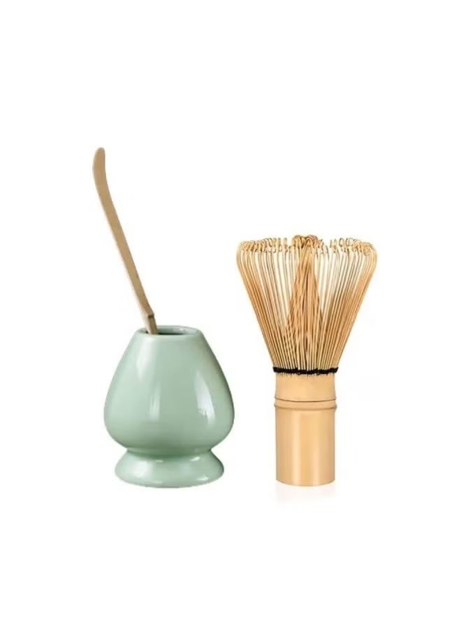 Satinior Japanese Tea Set, Traditional Matcha Tool Set, Matcha Ceremony Accessories, Matcha Blender, Blender, Tea Spoon - Image 2