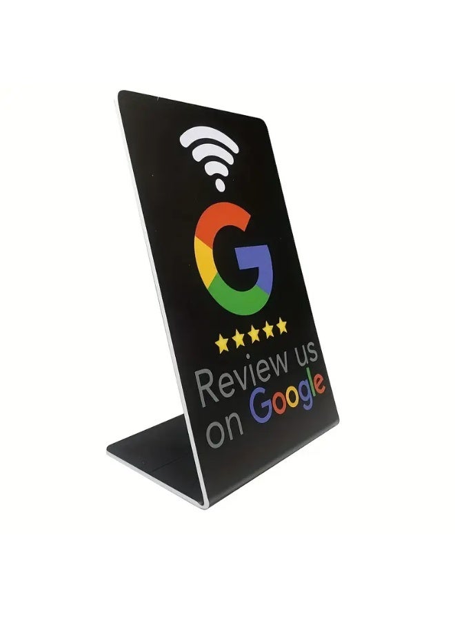 Smart Google Review Card for Business – Tap to Collect Customer Reviews, Build Trust & Boost Social Media – NFC Contactless Card with 13.56MHz NTAG215 Chip for Google Reviews & Instagram Growth - Image 3