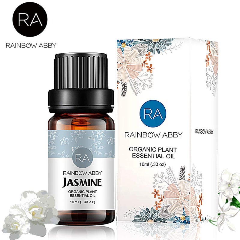 RAINBOW ABBY Jasmine Essential Oil 100% Pure Orangic Aromatherapy Plant Essential Oils Set for Diffuser - 10ML - Image 5