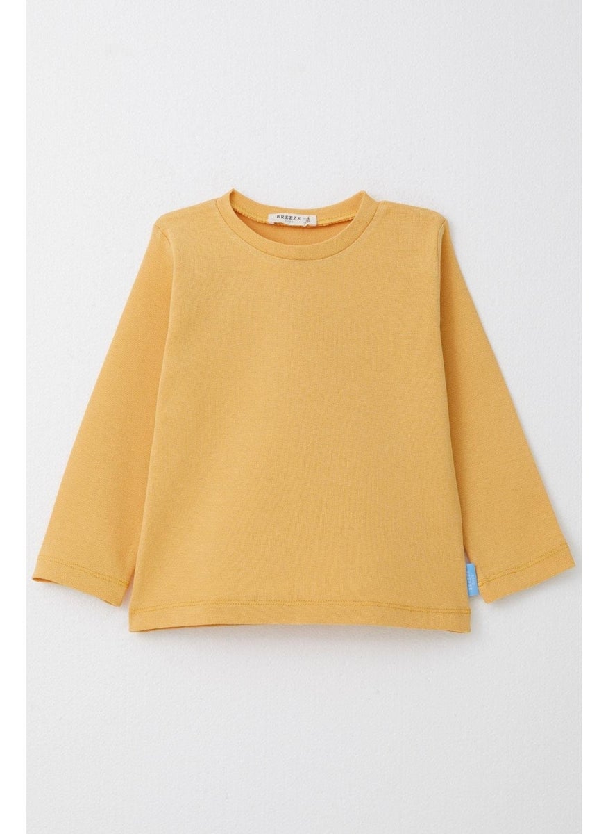 Boy Long Sleeve T-Shirt Basic 1-4 Years, Mustard Yellow - pzsku/Z9582A195BC5324D75BA4Z/45/_/1734358476/798ad15f-677b-4bcd-8f1c-155773000ade