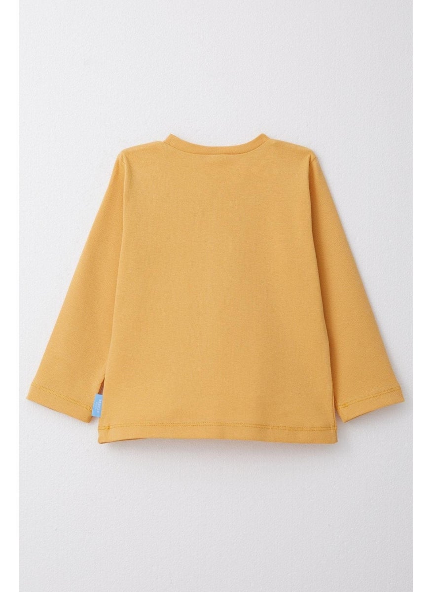 Boy Long Sleeve T-Shirt Basic 1-4 Years, Mustard Yellow - pzsku/Z9582A195BC5324D75BA4Z/45/_/1734358526/4a706e77-5b8f-4bc1-bdb8-43d988bbd953