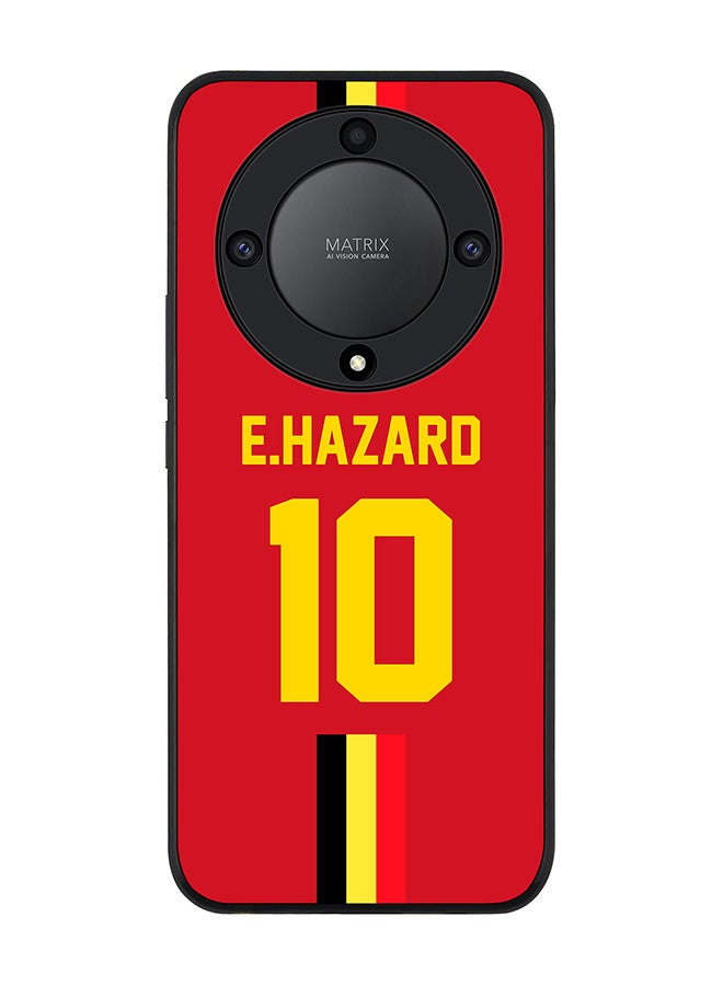 Stylizedd Rugged Black edge case for Honor X9a 5G Slim fit Soft Case Flexible Rubber Edges Anti Drop TPU Gel Thin Cover-Belgium-E.Hazard - Image 1