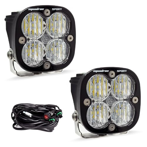 Baja Designs شريط إضاءة LED باجا ديزاينز 55-7805 سكوادрон سبورت عريض الزاوية، زوج - Image 3