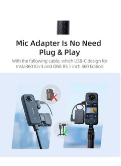 Mi techo Mi techo 2.4G Wireless Lavalier Microphone System, 1 for 2 Live Noise Cancelling Clip On Mic for Mobile Phone and Camera Live Outdoor Interview Conference Recording  - Image 5