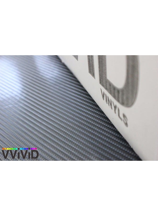 VVIVID - Meteorite Dark Grey True R Carbon Fiber Vinyl Wrap Roll with Air Release Technology (1ft x 5ft) - Image 3