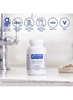 Pure Encapsulations Niacinamide ; Vitamin B3 Supplement To Support Energy Metabolism Joint Mobility And Metabolic Function* ; 90 Capsules  - Image 5