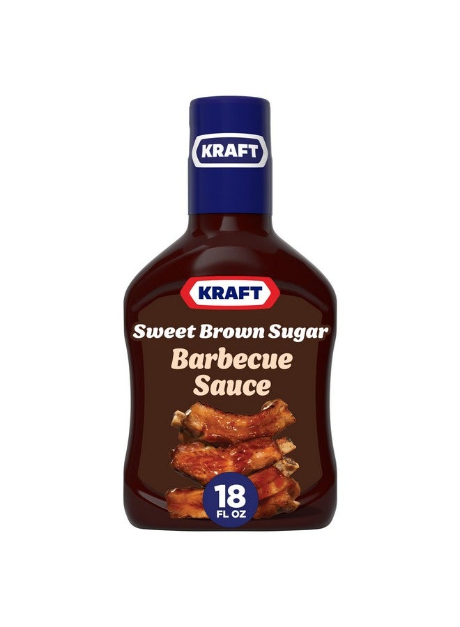 Kraft Sweet Brown Sugar Slow-Simmered Barbecue Sauce, 18 oz Bottle - Image 1