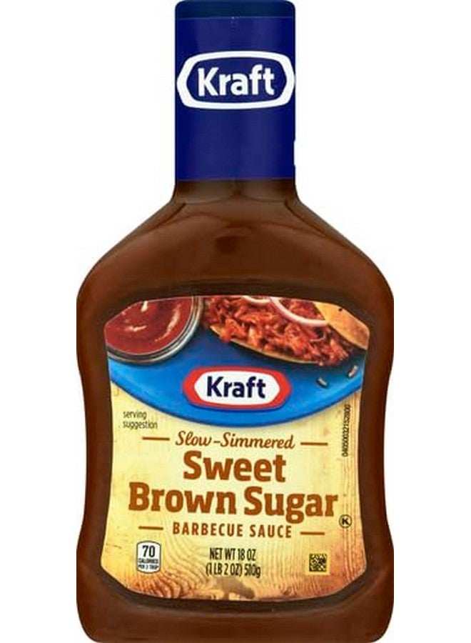 Kraft Sweet Brown Sugar Slow-Simmered Barbecue Sauce, 18 oz Bottle - Image 4
