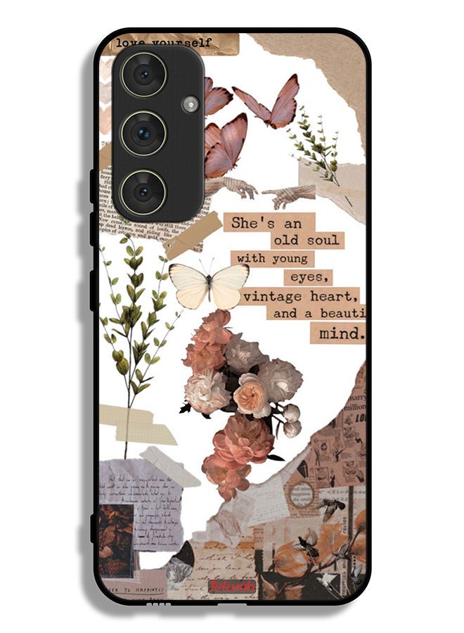Tolwak Samsung Galaxy A54 5G Protective Case Cover She Is An Old Soul - Image 1