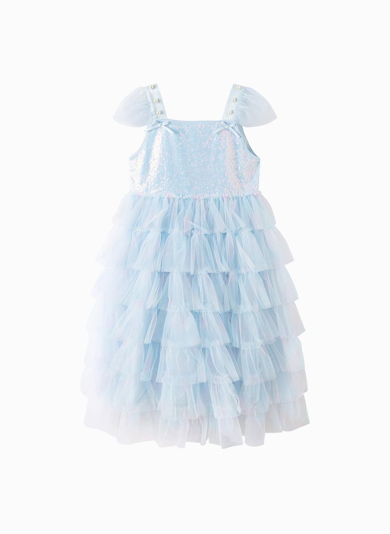 Balabala Kids Girls Woven one-piece dress - Image 1