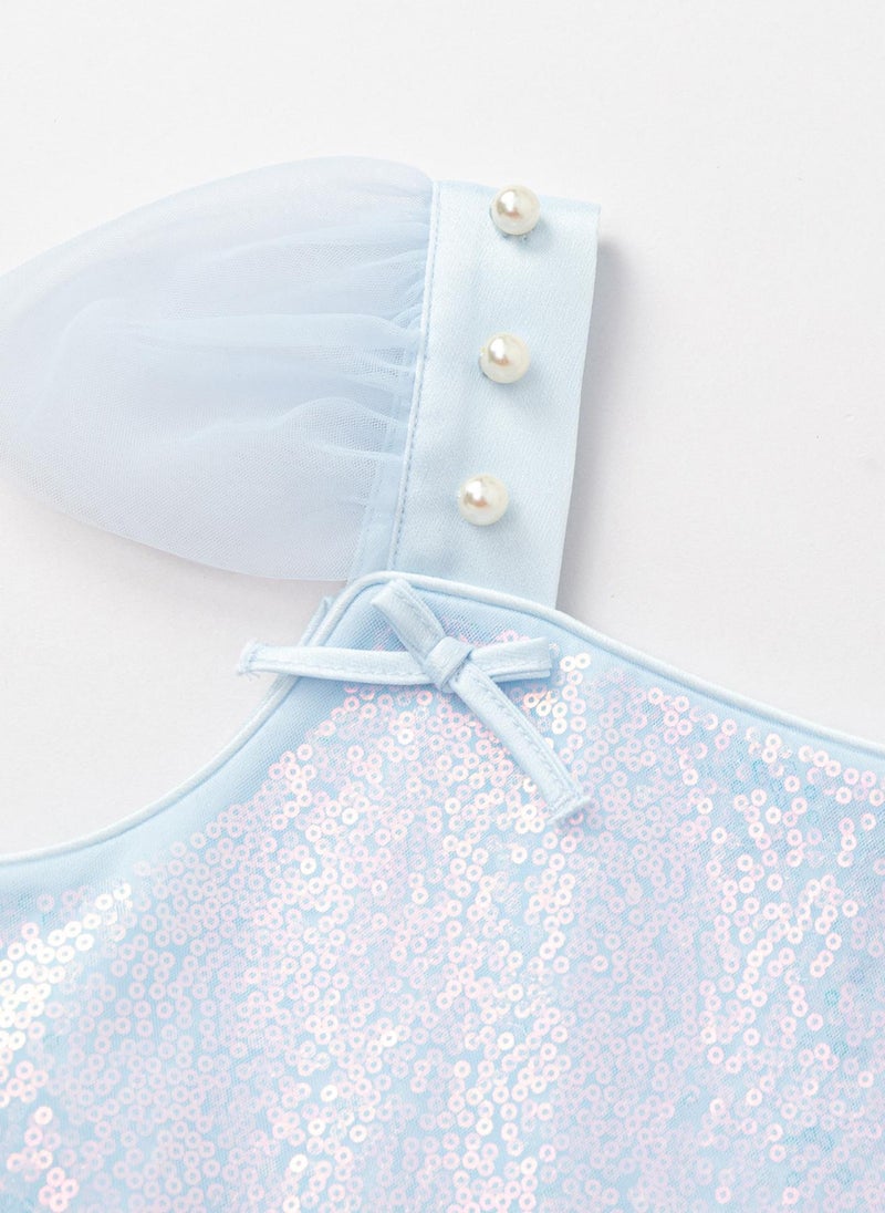 Balabala Kids Girls Woven one-piece dress - Image 3
