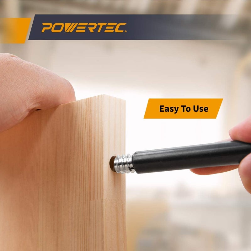 POWERTEC 71380 T-Wrench | 3/8 16 Threaded Insert Installation Tool w/T-Shape Handle - Image 3