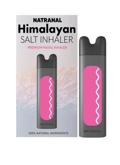 Himalayan Pink Salt Inhaler for Lungs, Experience Halotherapy at Home, Easy to Use and Refill Lung Clearing Inhaler