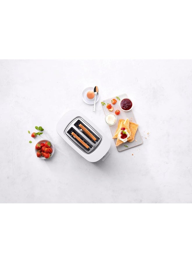 Zwilling ZWILLING Enfinigy 1000 Watt 2 Slot Toaster with Removable Bun Attachment and Removable Crumb Drawer, Silver  - Image 4