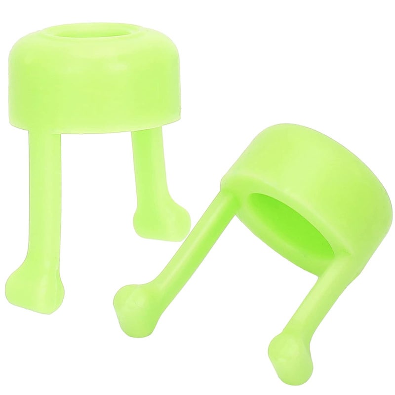 klarako Eyedrop Guide,2pcs Portable Reusable Remedic Eyedrop Guide Practical Eye Drop Bottle Holder Bracket Device Suitable With Most Eye Drop Bottles(green) - Image 1