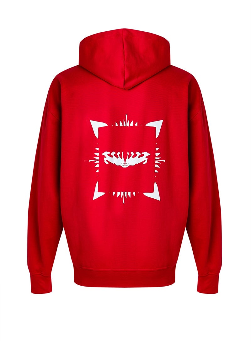 Eid Al Etihad Eid Al Etihad Kids Hoodie- Red  - Image 2