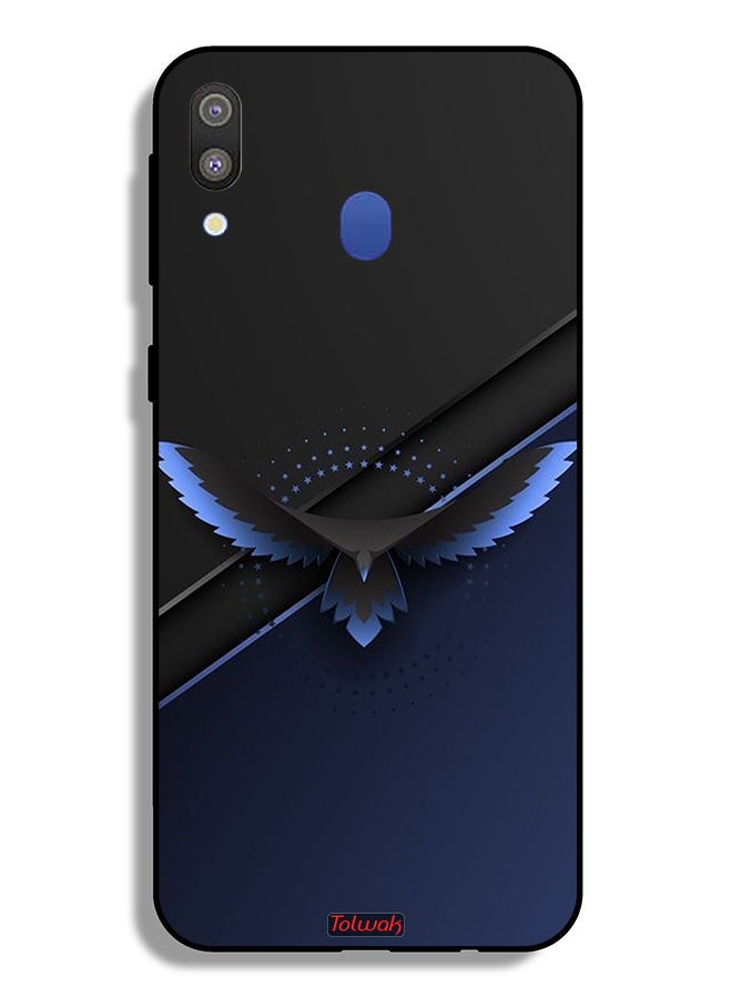 Tolwak Samsung Galaxy M20 Protective Case Cover Eagle Digital Abstract Art - Image 2