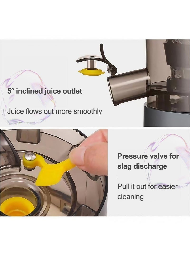 ET-LIFE - Slow Masticating Juicer, Slow juicer, Fruit/Vegetable Juicer, Cold Press Juicer with High Output - Image 1