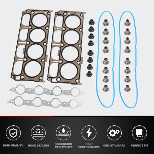 AUTOBABA Cylinder Head Gasket Kit with ES72173 Bolts Compatible with 2002-2011 Buick, Chevy Silverado Suburban Tahoe, GMC Sierra Yukon Cadillac 4.8L 5.3l V8 Engine - Image 5