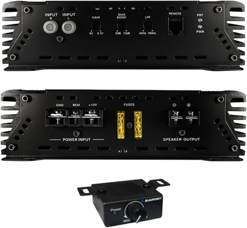 Blaupunkt AMP1500M High-End 1500 Watts Monoblock Car Audio Amplifier with Remote - Image 3