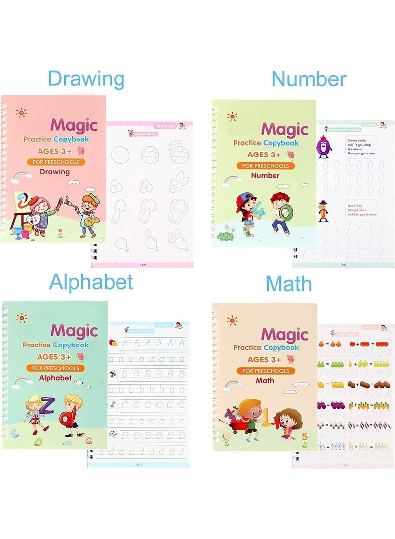 Sank Magic "Magic Practice Copybook Set for Kids – 4 Reusable Books" - Image 5