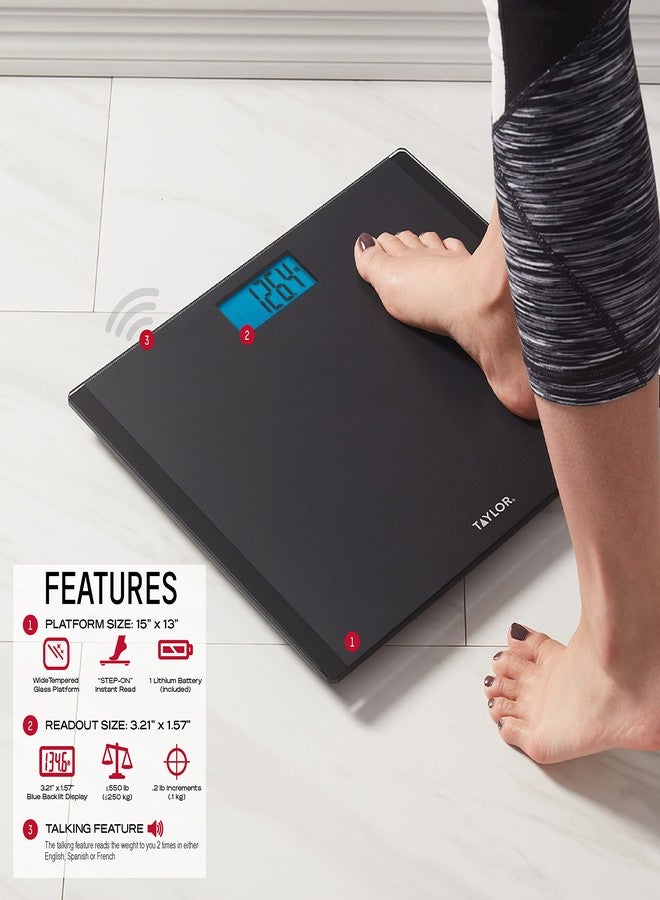 Taylor Digital Talking Bathroom Scale - Image 5