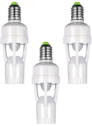 3 Pieces Smart Socket with Motion Sensor, Screw in Light Bulb Outlet Compatible with E26/E27, Motion Activated Light Bulb Holder, Adapter Automatic Light Control for Garage Storage Room - pzsku/Z9583C6B87037FB44ABE9Z/45/_/1717463727/de6b04e3-ef9c-488c-b621-d40df7ce2d89