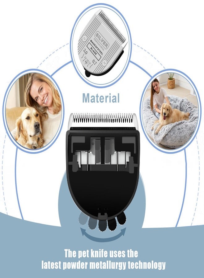 colorski 5 in 1 Replacement Blades Compatible with Wahl Bravura Clipper Chromado，Creativa，Figura Dog Clippers for Dogs Grooming (5in1/1Pack) - Image 2