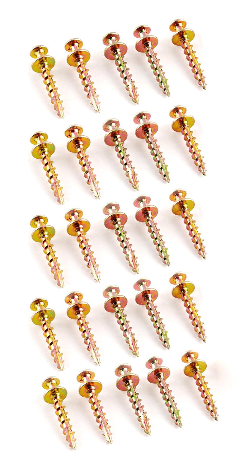 Hangman Double-Headed Bear Claw Hangers â€“ 4-in-1 Hooks for D-Rings, Wire, Sawtooths & Keyholes: BCK-25 , Gold - Image 1