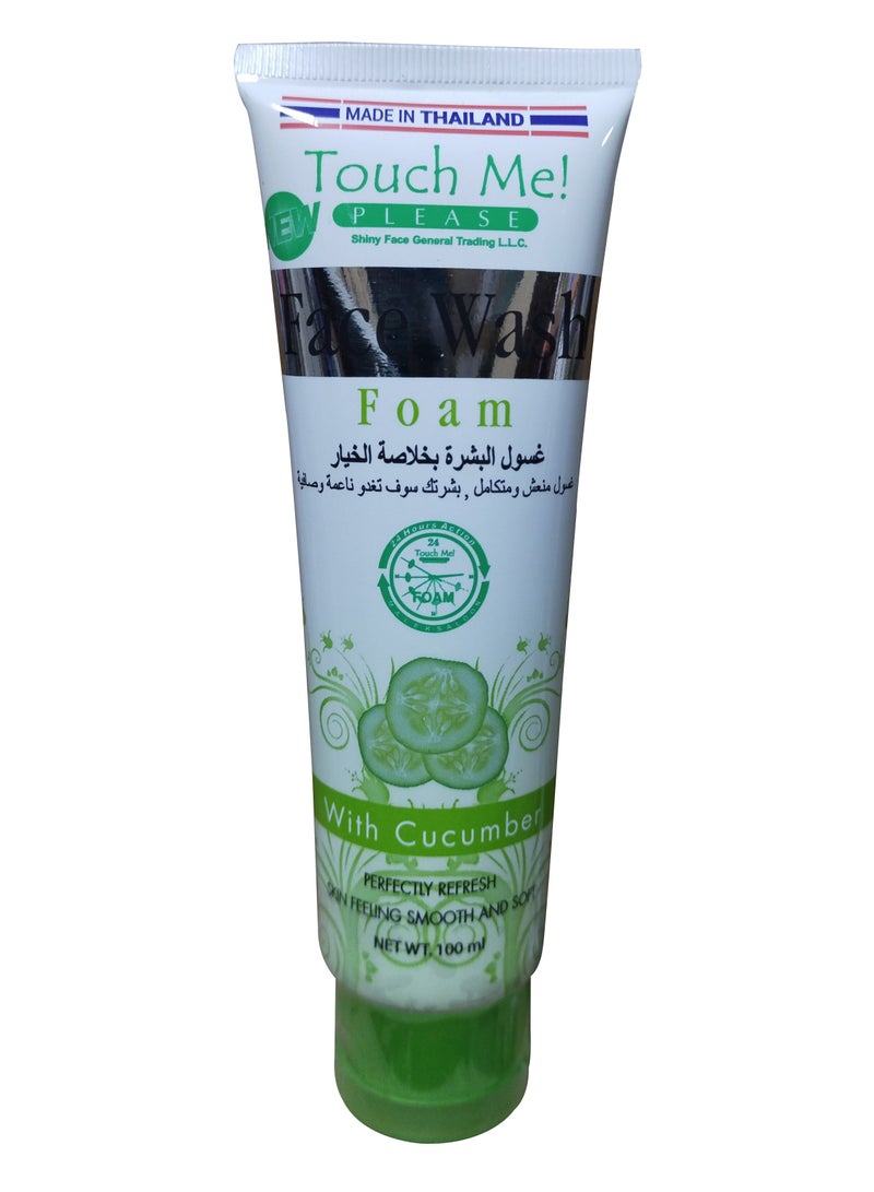 Touch Me Please Face Wash Foam with Cucumber 100ml