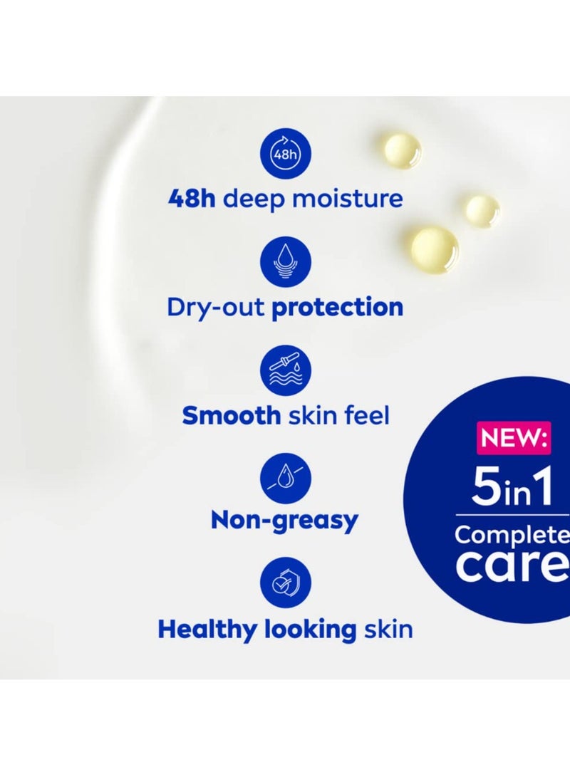 Nivea لوشن الجسم شيا سموذ 400 مل | ترطيب لمدة 48 ساعة | مع سيروم ترطيب عميق وزبدة الشيا | غير دهني وبشرة صحية المظهر - Image 4