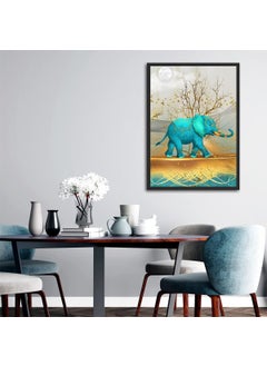 HASTHIP HASTHIP® Diamond Painting Kit, 12x16inch Blue Elephant Diamond Painting, 5D Diamond Painting Kit for Adults & Kids, Very Suitable for Home Leisure and Wall Decoration, Gift for Kids and Adults  - Image 2