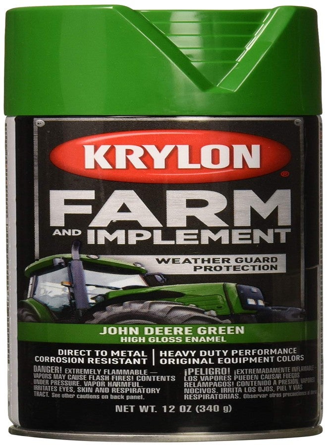VHT Krylon Farm & Implement Paint Aerosol Tractor Green, 12 Fl Oz (Pack of 1) - Image 1