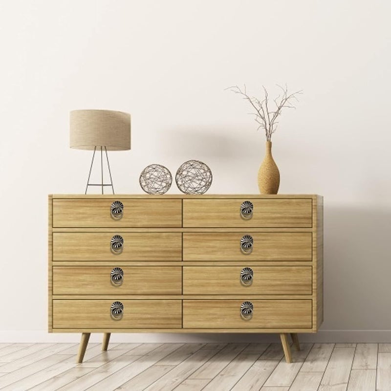 Yiphates 40Pcs Metal Brad Fasteners with Pull Rings Small Ring Fasteners Ring Pulls Handle for DIY Crafts Decoration Accessories - Image 5