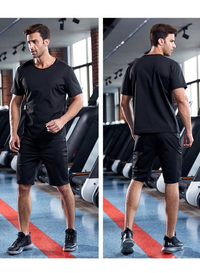 GRKC Sweat Suit for Men | Short Sleeve + Shorts | Sauna Effect - Image 5