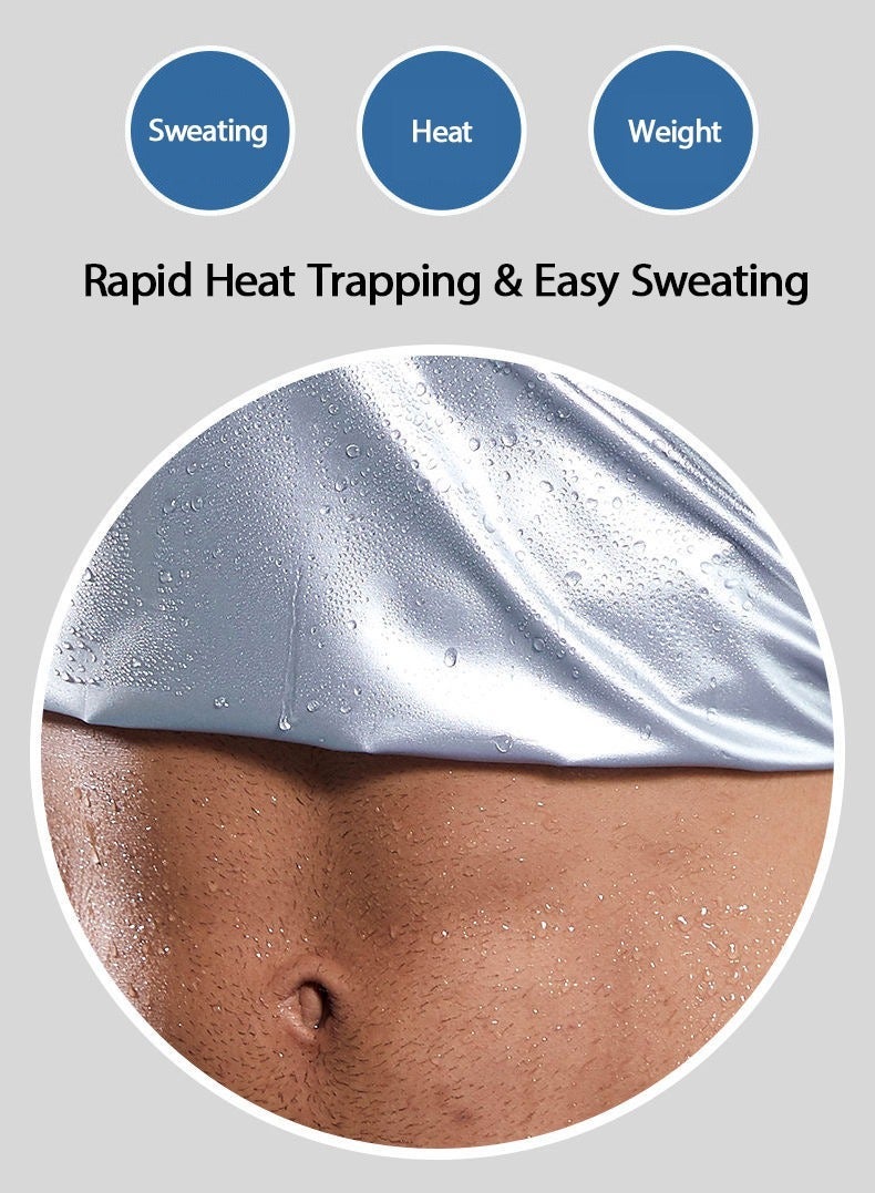 GRKC Sweat Suit for Men | Short Sleeve + Shorts | Sauna Effect - Image 3