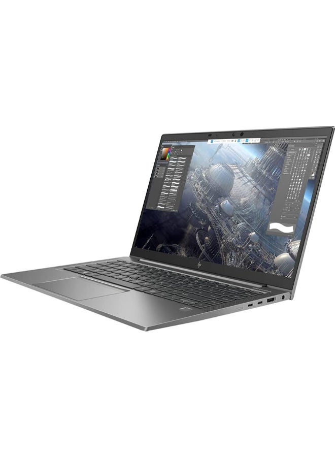 HP لابتوب HP ZBook Firefly 14 G8، معالج Intel Core i5-1135G7، 256GB SSD، 16GB RAM، رسومات Intel Iris Xe، شاشة FHD بحجم 14 بوصة، ويندوز 10 برو - فضي (مجددة)، درجة A، ضمان 6 أشهر - Image 1