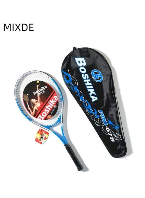 Tennis Rackets with Tennis Trainer Set, Recreational Adult Tennis Rackets Beginner Tennis Racket with 1 Tennis Trainer String Balls Elastic and a Portable Mesh Bag