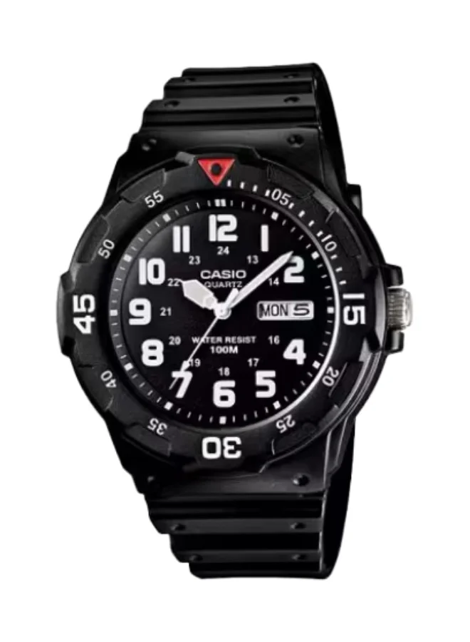CASIO Men's Resin Analog Watch MRW-200H-1B - 44.6 mm