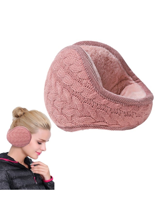 Earmuffs Knit Ear Warmers Ear Muffs Winter Women Warm Fur Earwarmer Foldable for Women Men Outdoor Activities - Image 1