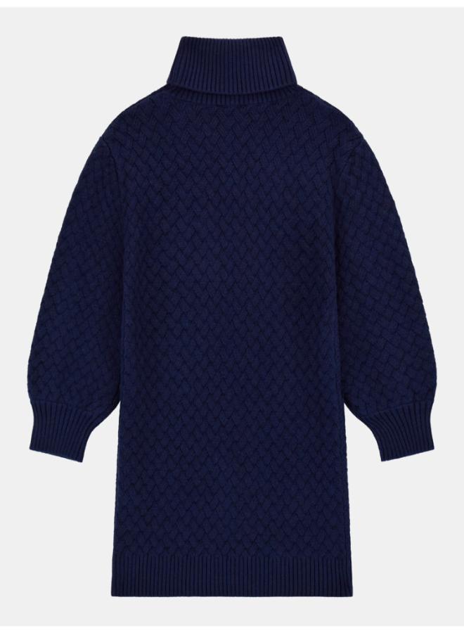 جس فستان متوسط الطول للأطفال بتصميم سويتر - Image 2
