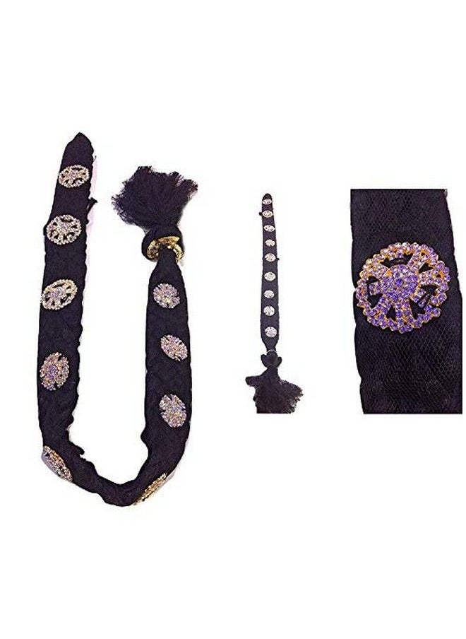 VAMA - Fashions Bridal False Hair Choti Jada Billalu Set Of Kunjalam Bharatanatyam Kuchipudi Marriage Readymade Traditional Kunjalam Jadai Billai Set For Women - Image 1
