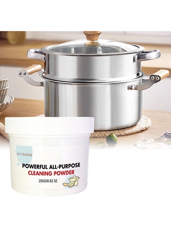 جايسوينغ مسحوق تنظيف قوي متعدد الأغراض، رغوة إزالة الصدأ للـمطبخ، مسحوق تنظيف فوري، منظف متعدد الأغراض، مسحوق شامل 250 جرام - Image 4