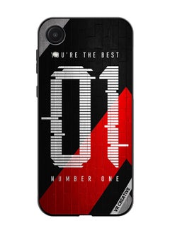 Protective Case Cover For Samsung Galaxy A03 Core Number One Design Multicolour
