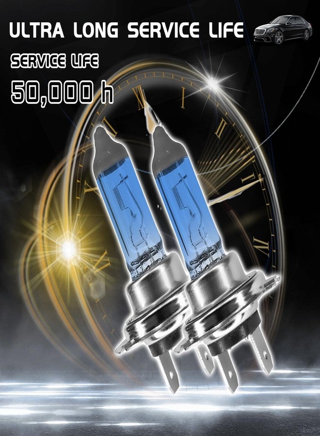 SamWinGear H7 Headlight Bulb H7 Halogen Head Light Bulbs, Ultra White Bright Halogen Headlight Bulb 12V 100W High Beam Low Beam Fog Light Bulbs, Universal Light Lamp for Most Cars, Trucks, SUVs (H7) - Image 4