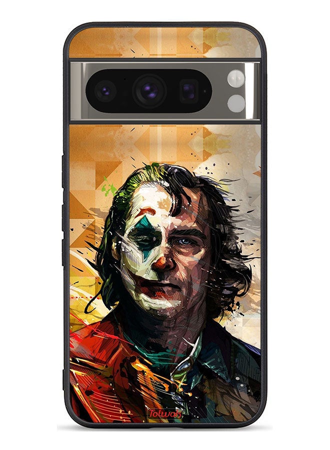 Tolwak Google Pixel 8 Pro Protective Case Cover Joker Paint Art - Image 1